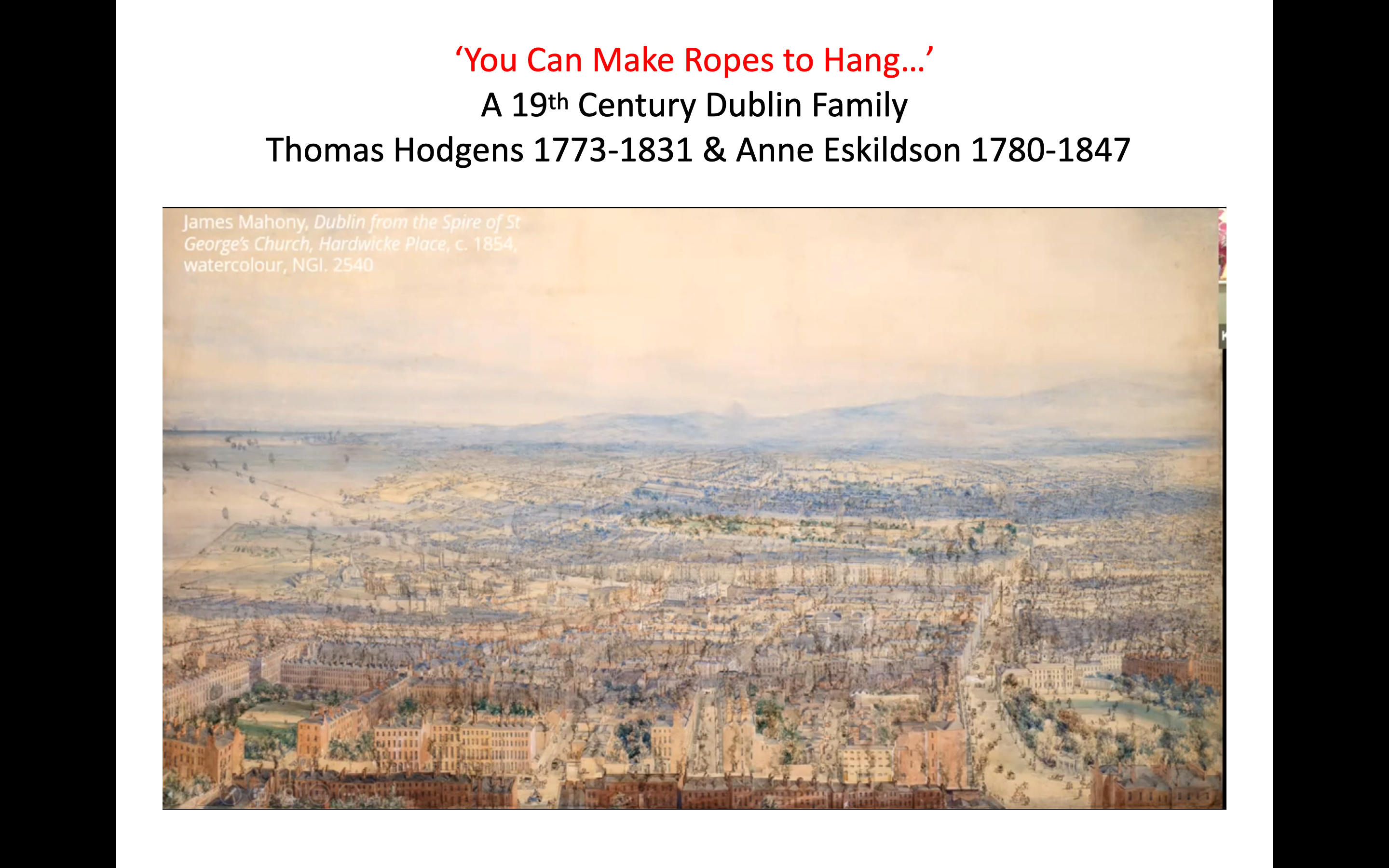You can make ropes to hang title page
