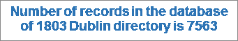 number of records